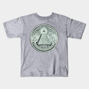 Great Seal Pyramid Kids T-Shirt